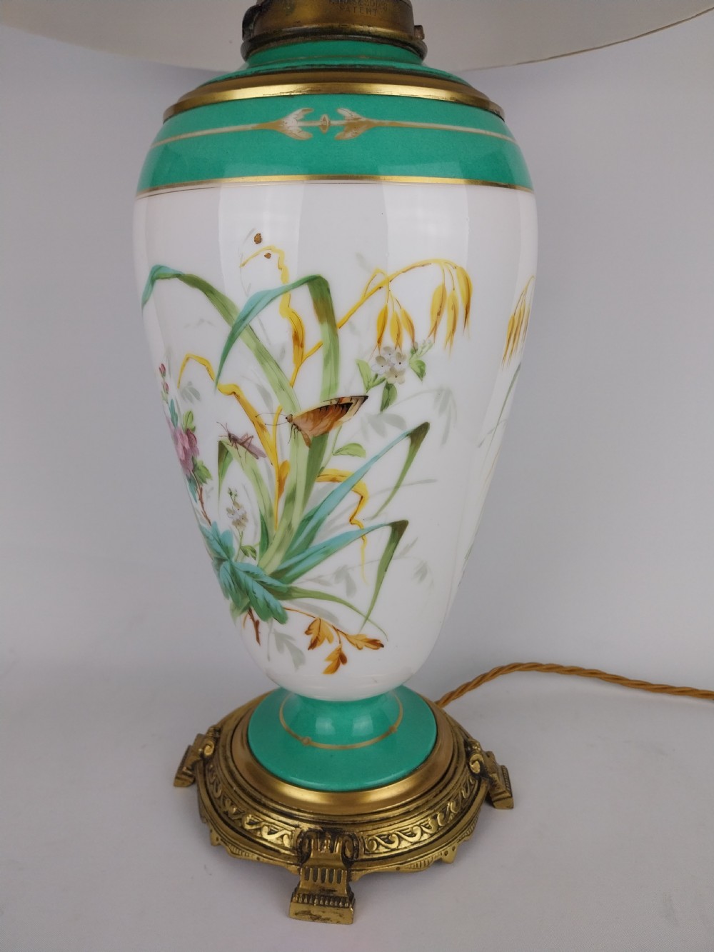 Victorian Porcelain Table Lamp  View X
