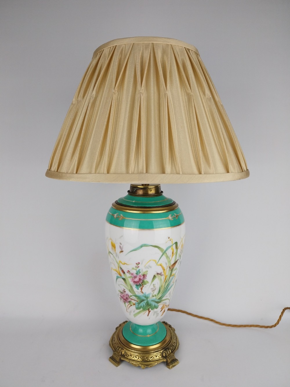 Victorian Porcelain Table Lamp  View XI