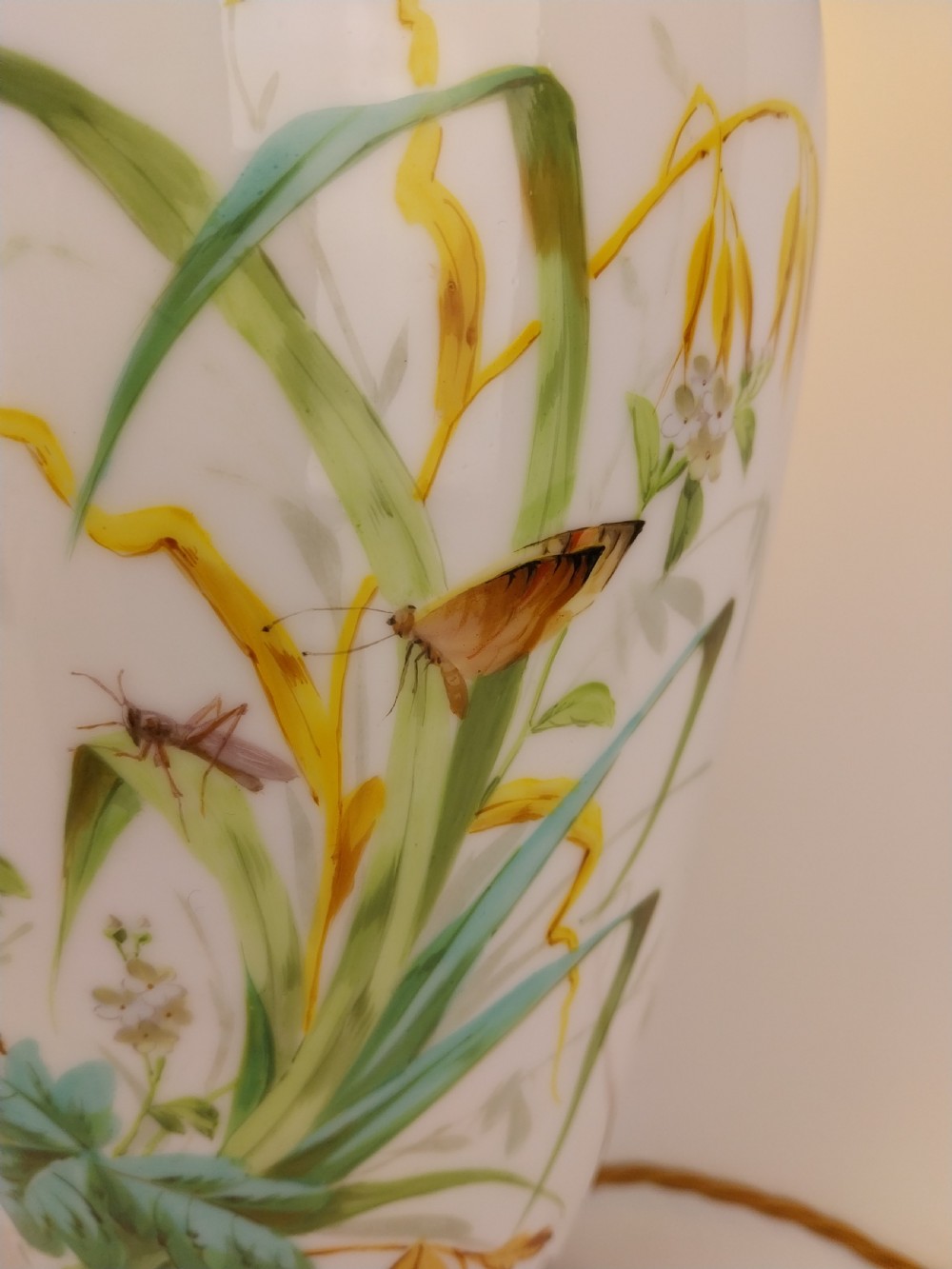 Victorian Porcelain Table Lamp  View XIII