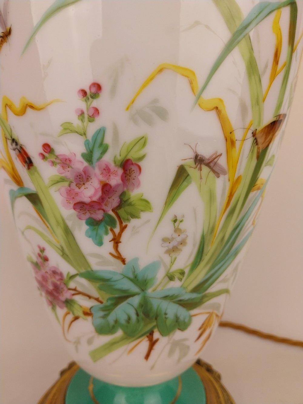 Victorian Porcelain Table Lamp  View XIV