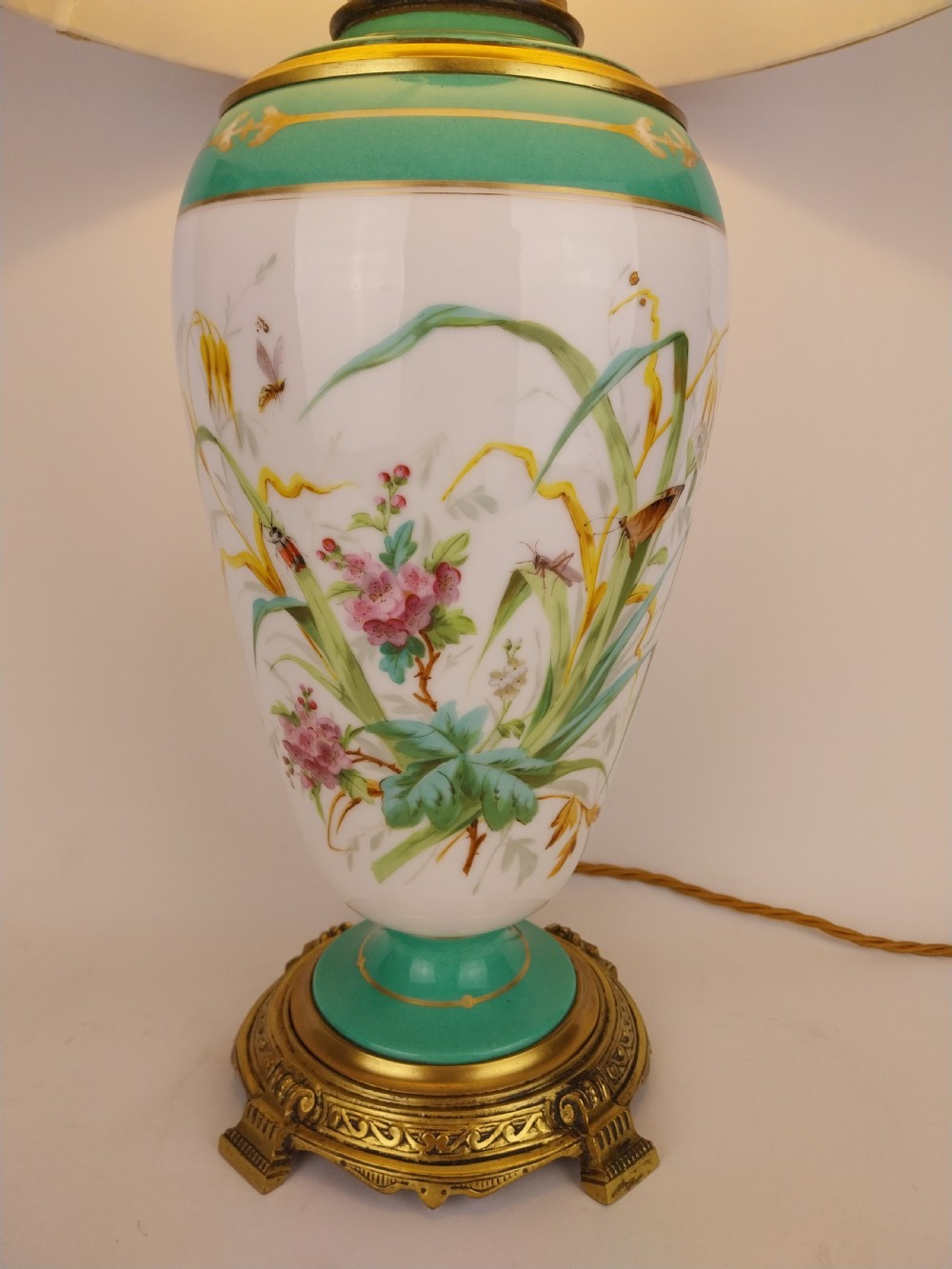 Victorian Porcelain Table Lamp  View XVI