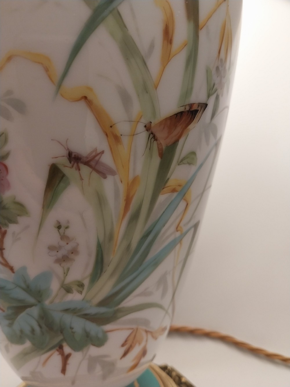 Victorian Porcelain Table Lamp  View XVIII