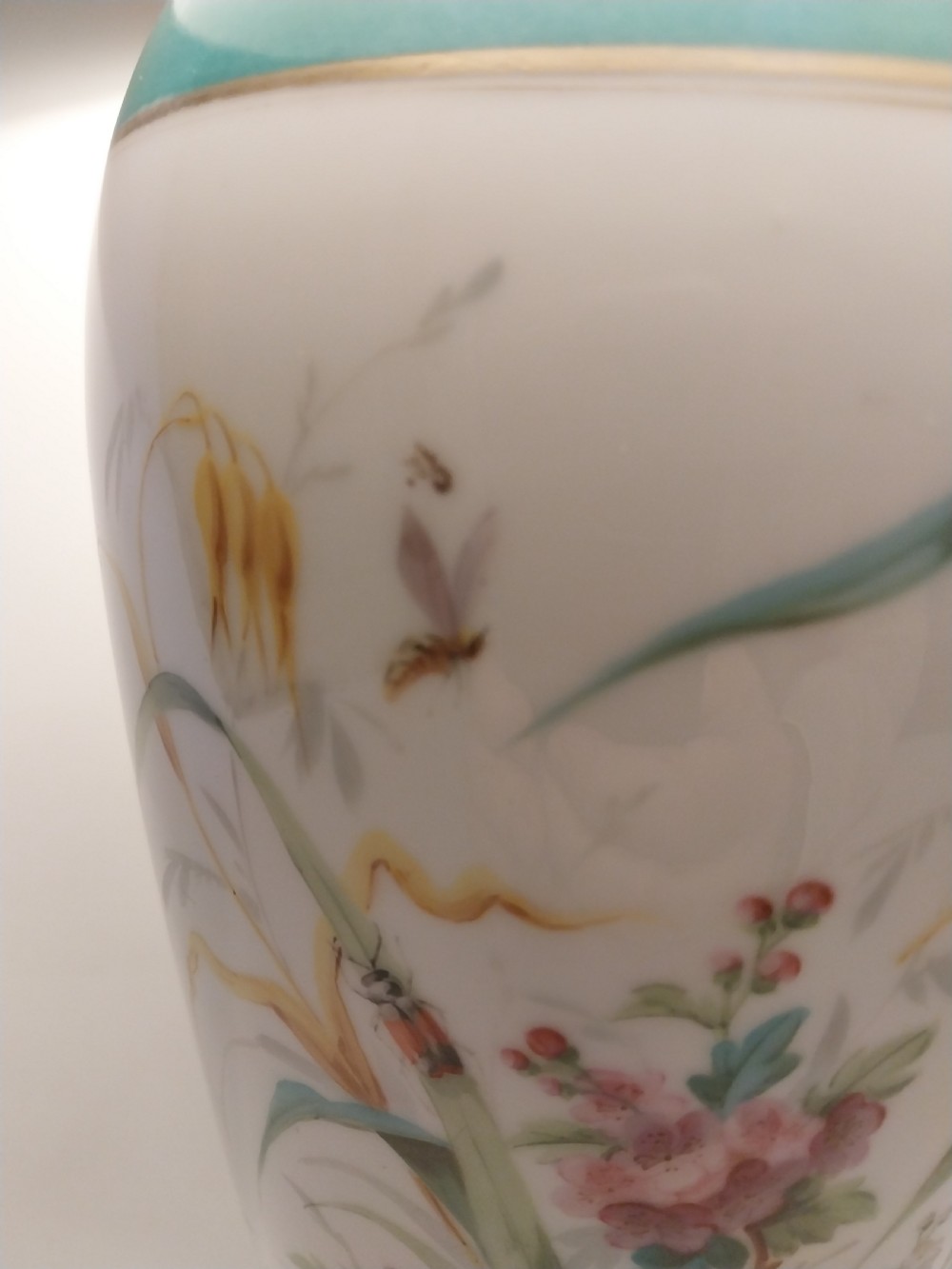 Victorian Porcelain Table Lamp  View XIX