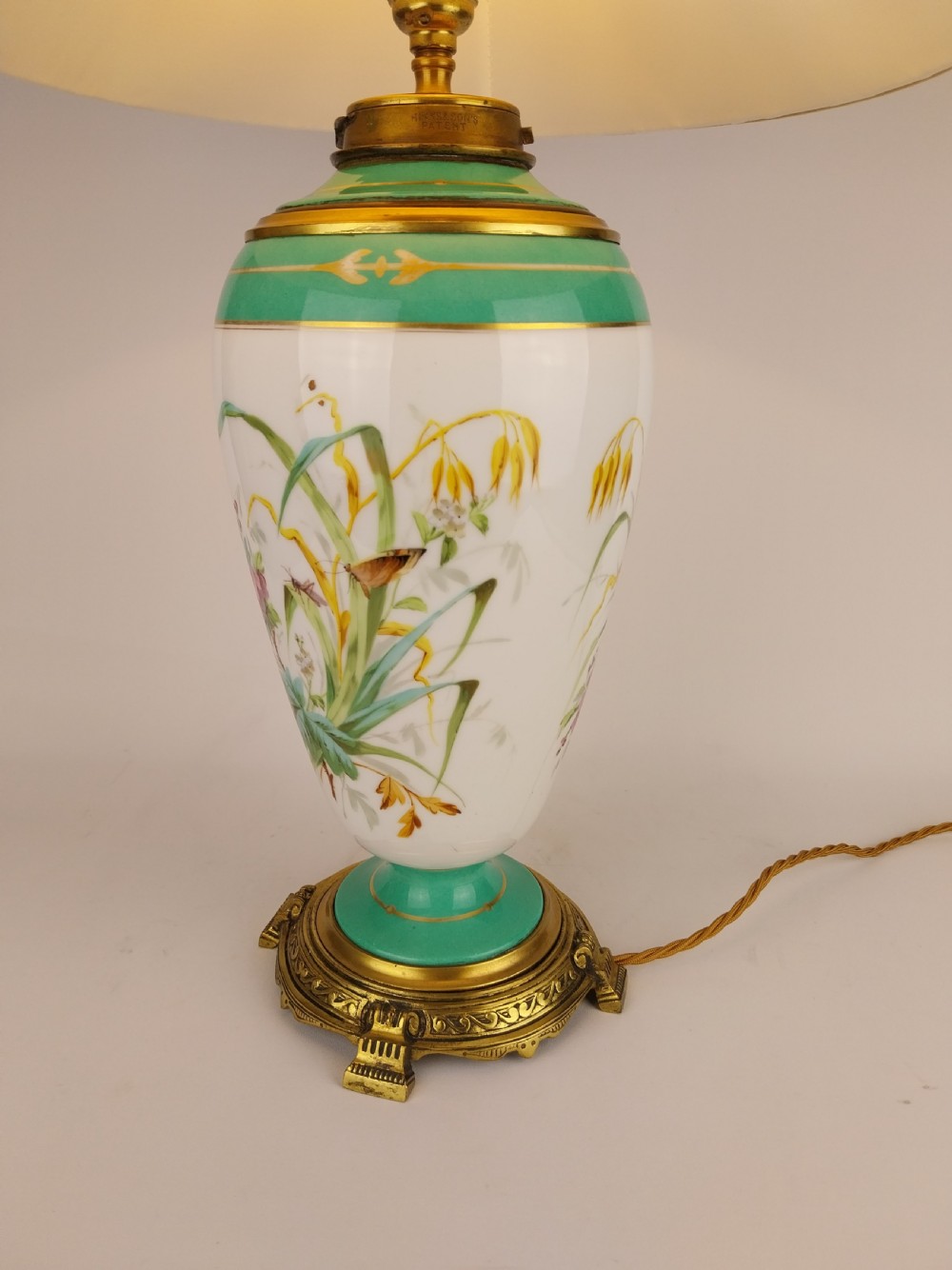 Victorian Porcelain Table Lamp  View XXI