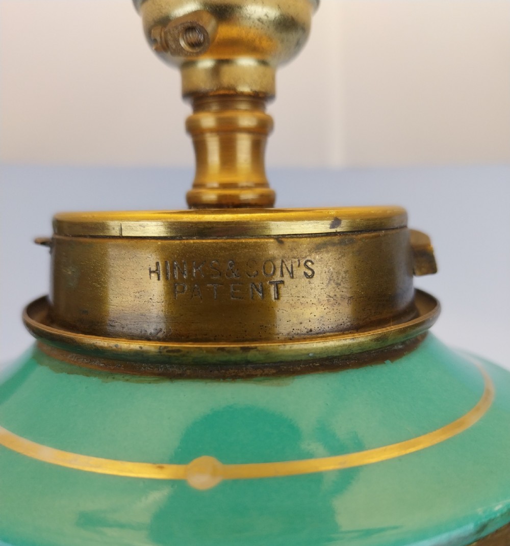 Victorian Porcelain Table Lamp  View XXII