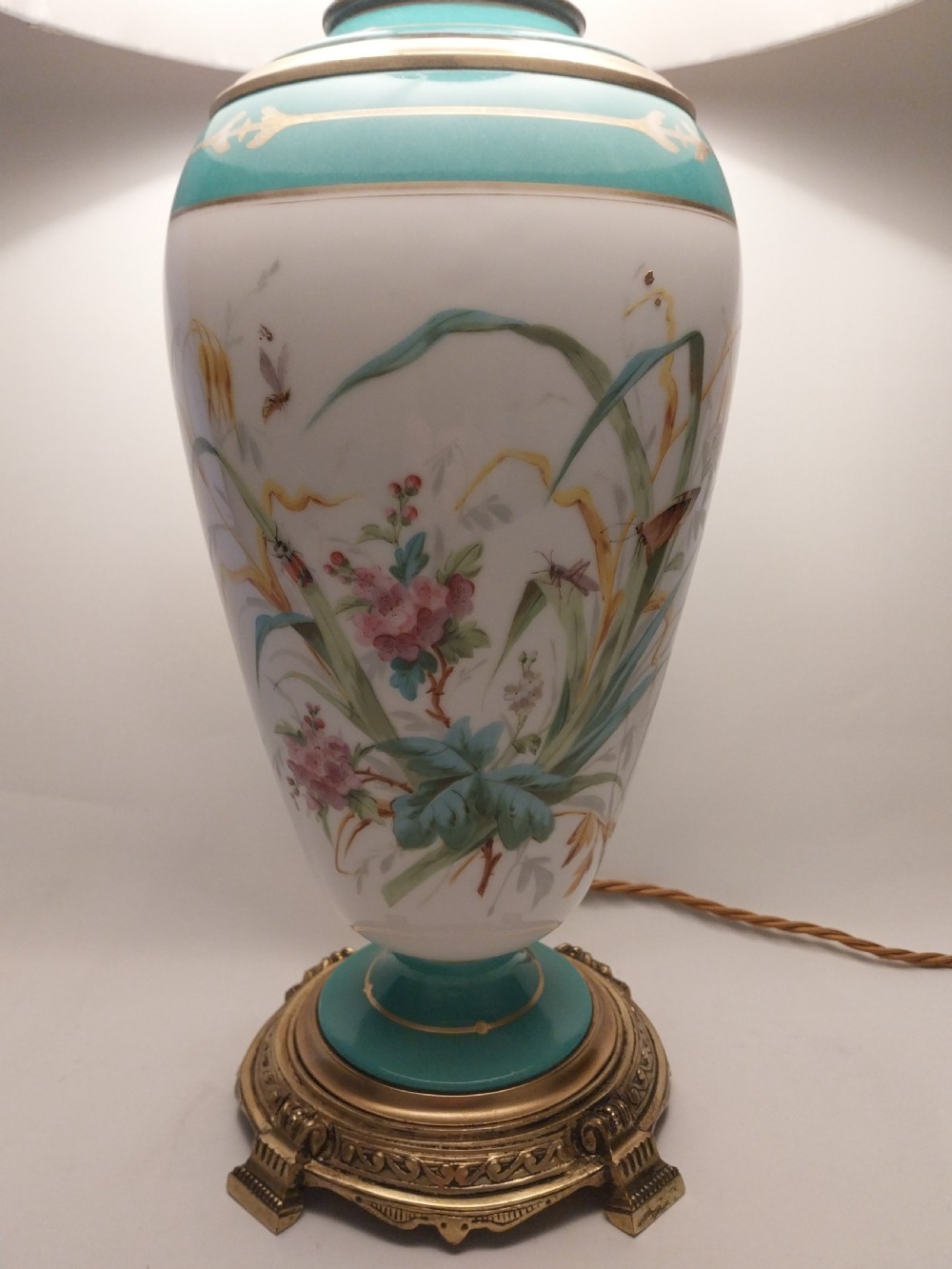 Victorian Porcelain Table Lamp  View XXIV