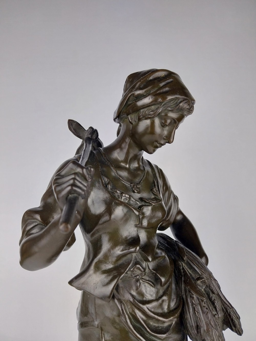 19th Century French Bronze E Aizelin Eugène Antoine (1821 1902) View IX