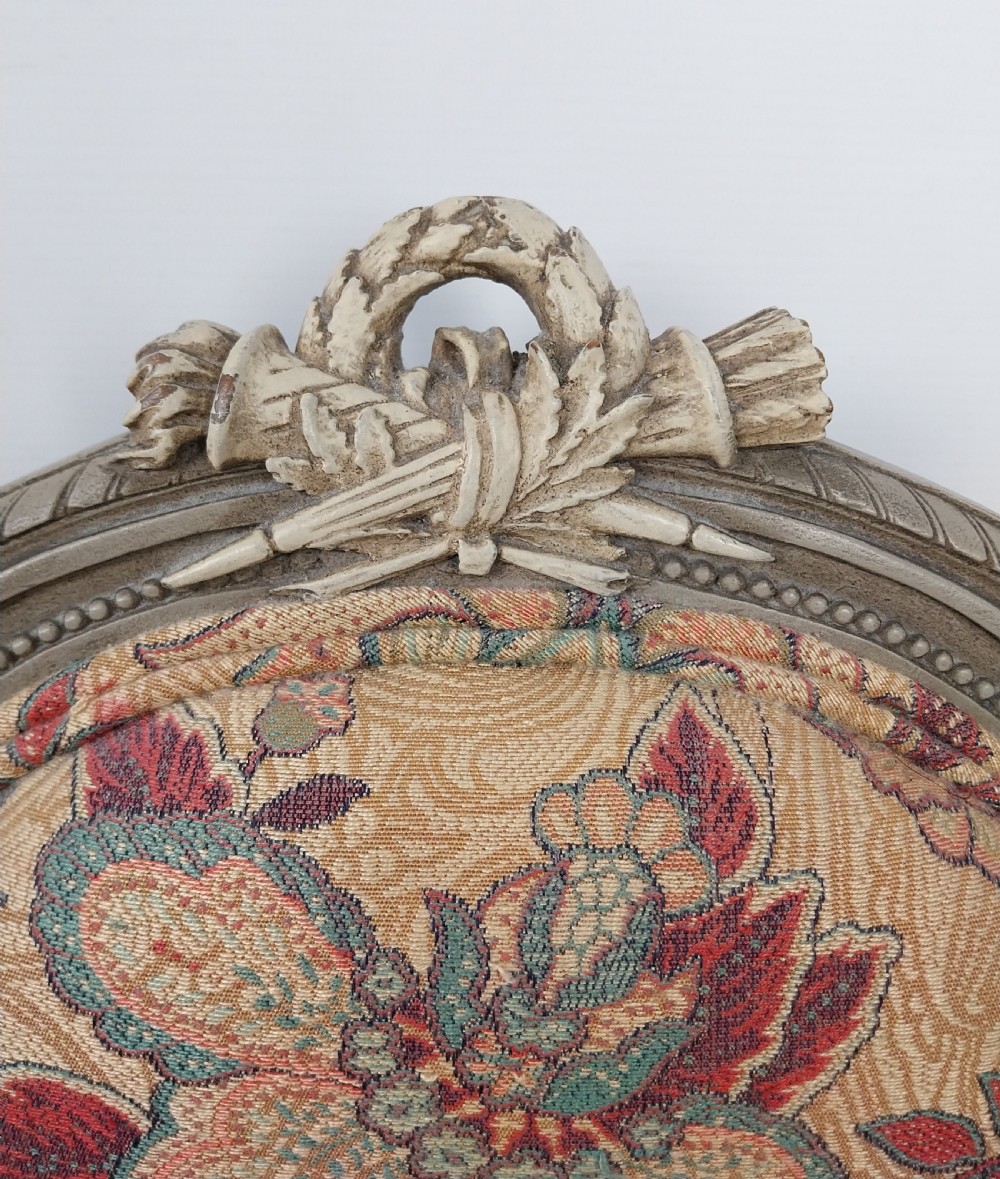 19th-Century French Grey-Painted Pair of Side Chairs View III
