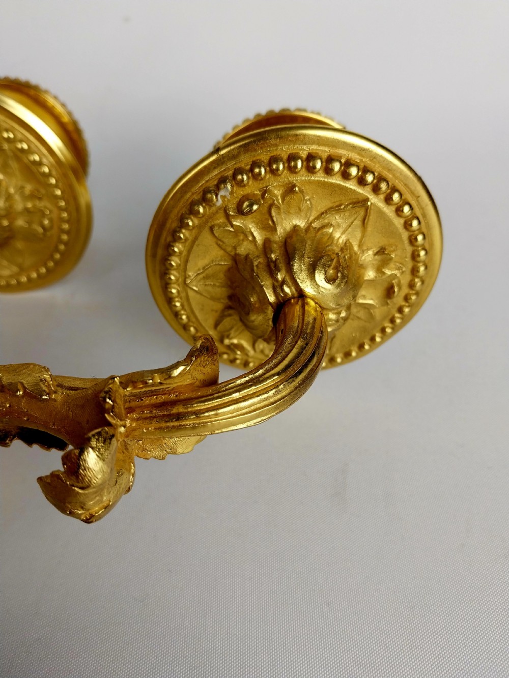 Pair of Gilt Bronze Candelabra  View IV