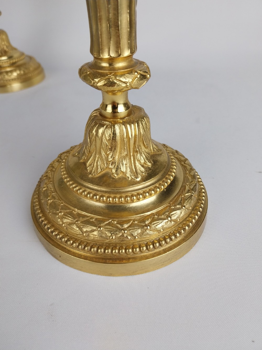 Pair of Gilt Bronze Candelabra  View XI