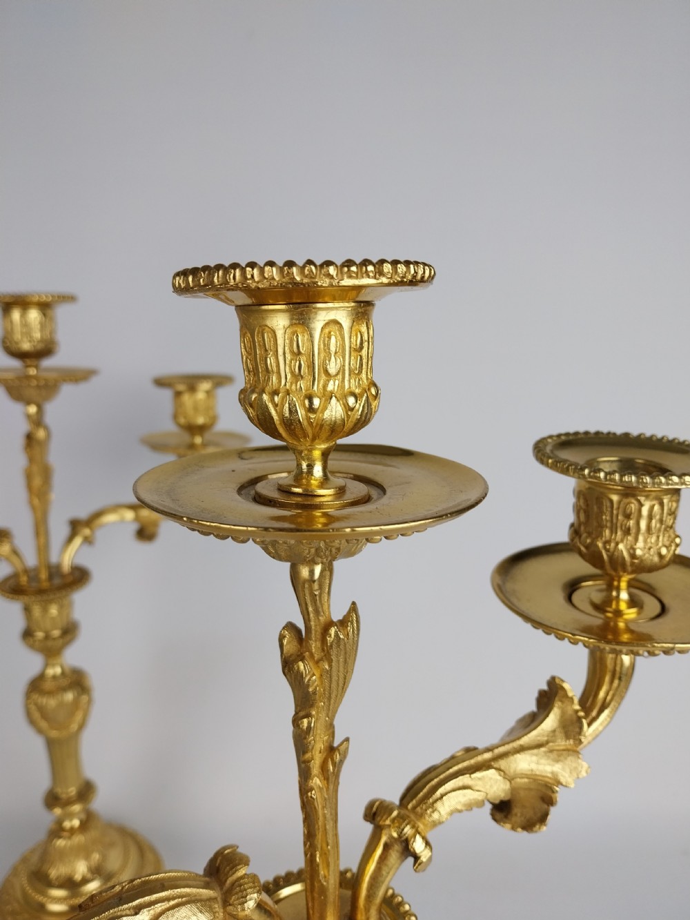Pair of Gilt Bronze Candelabra  View XIII