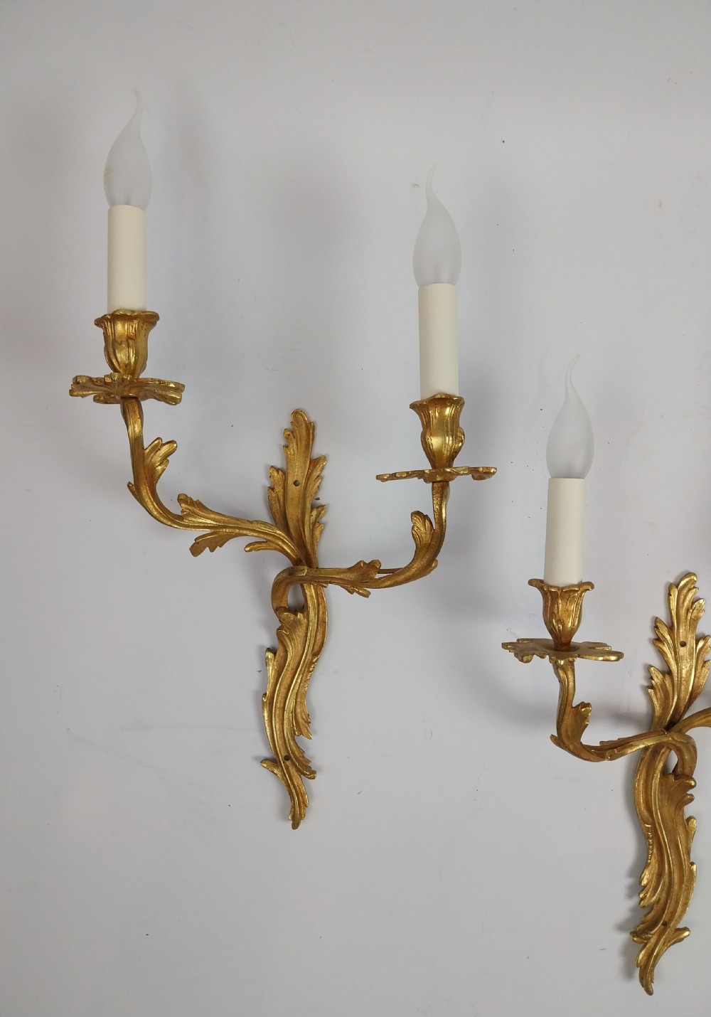 Set of three Gilt Bronze Wall Lights  View IV