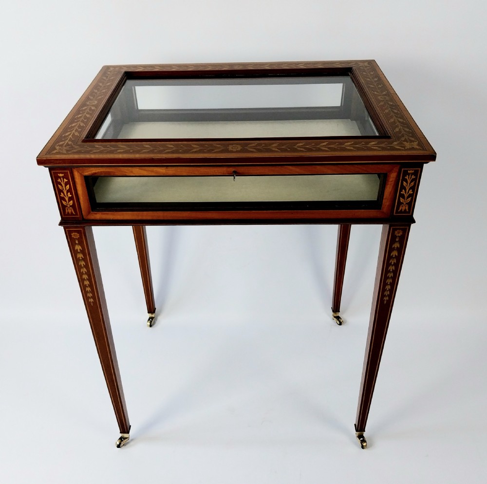 Mahogany Bijouterie Display Table Cabinet  View III