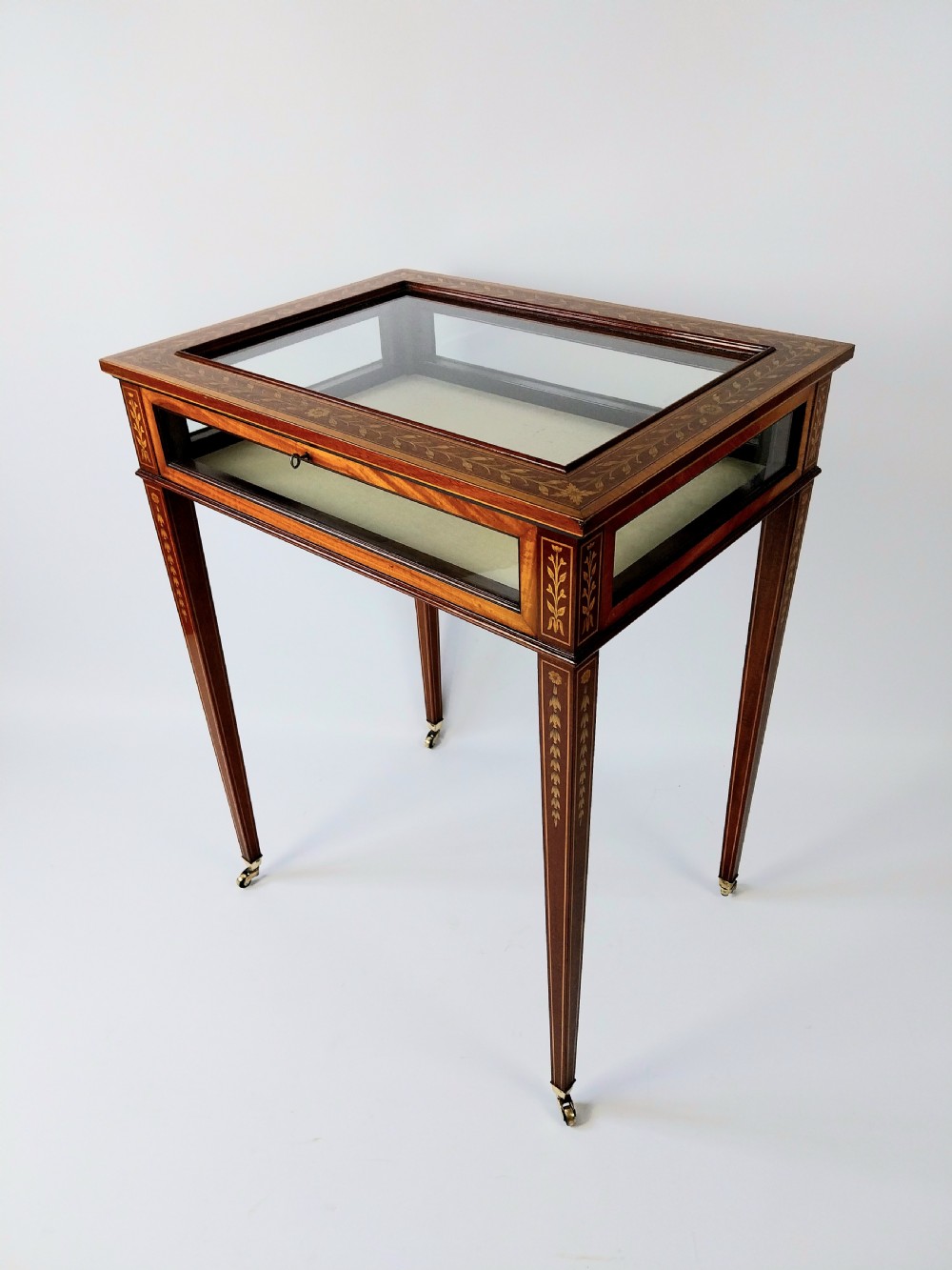Mahogany Bijouterie Display Table Cabinet  View VI