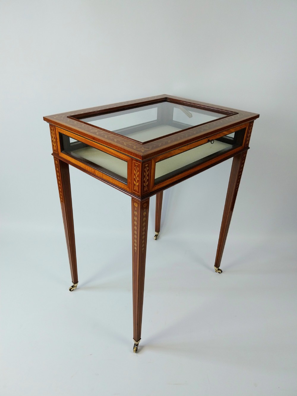 Mahogany Bijouterie Display Table Cabinet  View VII