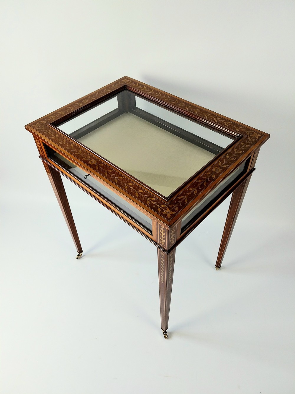 Mahogany Bijouterie Display Table Cabinet  View VIII
