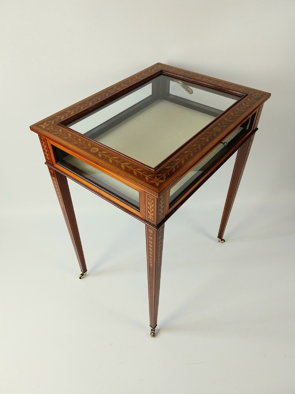 Mahogany Bijouterie Display Table Cabinet  View IX