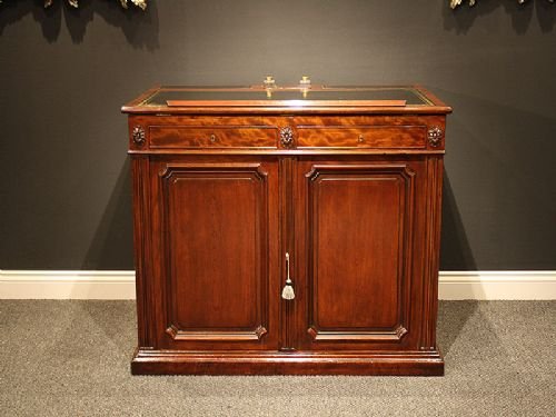 fig 3. Quality Antique Architects Plan Chest