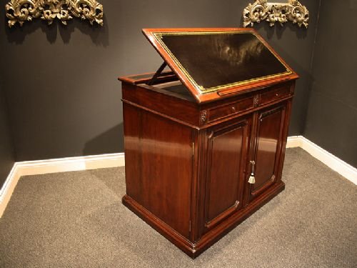 fig 4. Quality Antique Architects Plan Chest