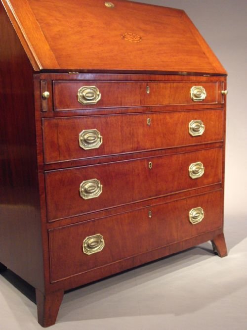fig 1. Antique Georgian Mahogany Bureau