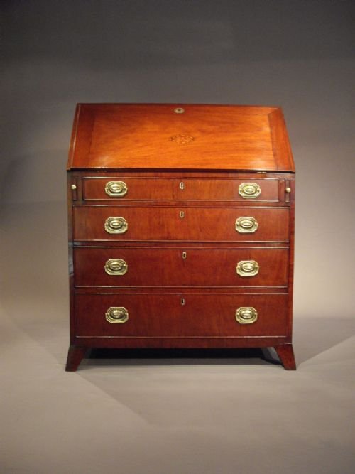 fig 3. Antique Georgian Mahogany Bureau