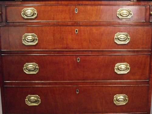 fig 4. Antique Georgian Mahogany Bureau
