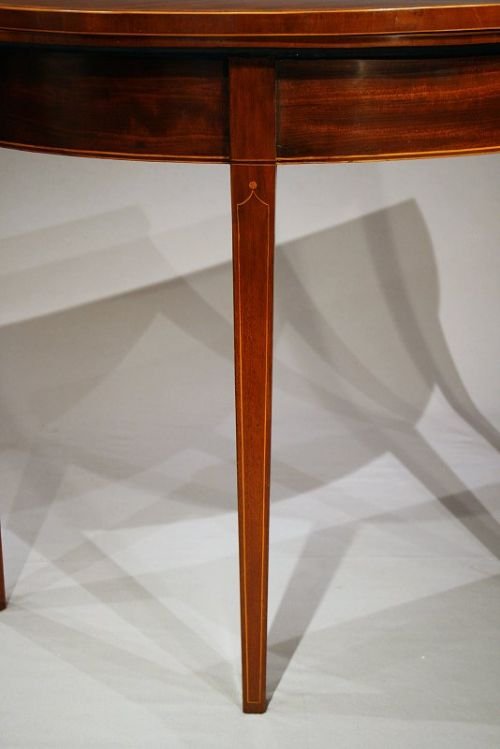 fig 2. Antique Sheraton Mahogany Card Table