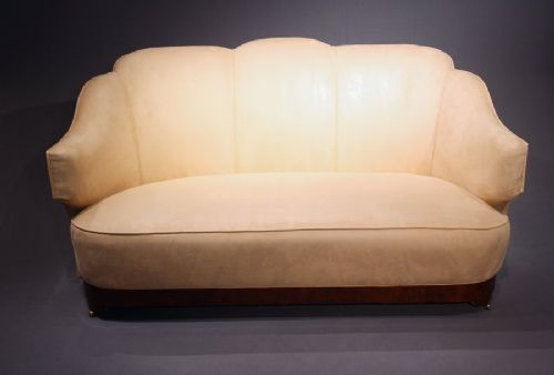 fig 1. Stylish Art Deco suite of two armchairs and couch