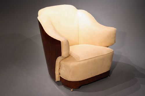 fig 2. Stylish Art Deco suite of two armchairs and couch