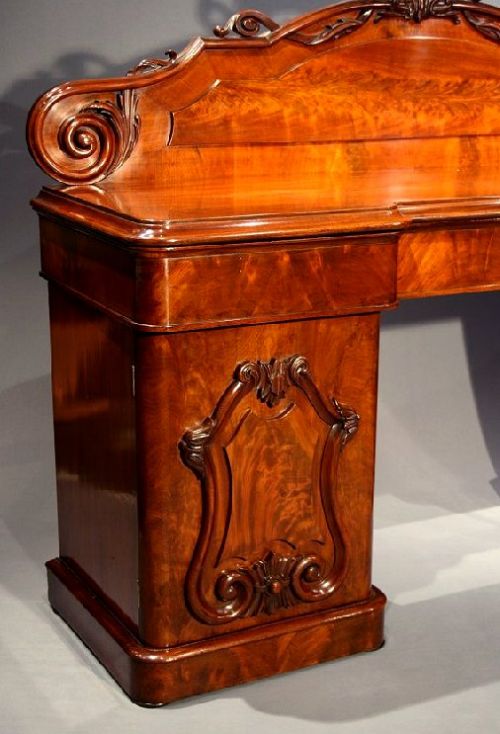 fig 2. Antique Mahogany Sideboard Victorian
