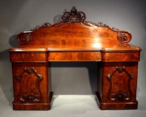 fig 5. Antique Mahogany Sideboard Victorian