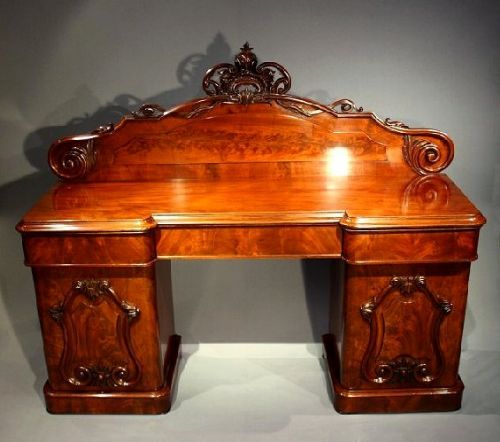 fig 6. Antique Mahogany Sideboard Victorian