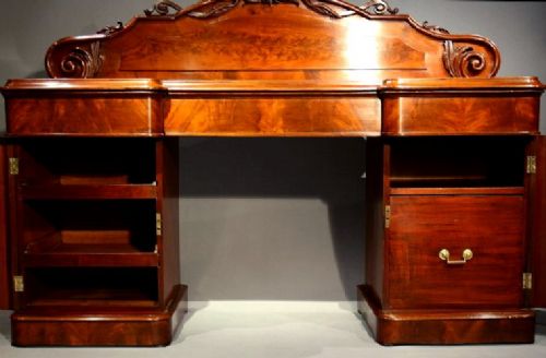 fig 7. Antique Mahogany Sideboard Victorian