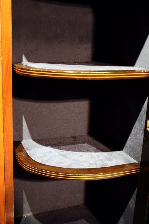 fig 7. A Fine Quality Antique Ebonised and Amboyna Veneered Inlayed Credenza