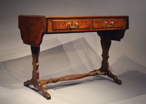fig 1. Antique walnut sofa table
