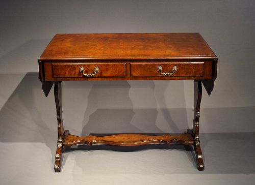 fig 6. Antique walnut sofa table