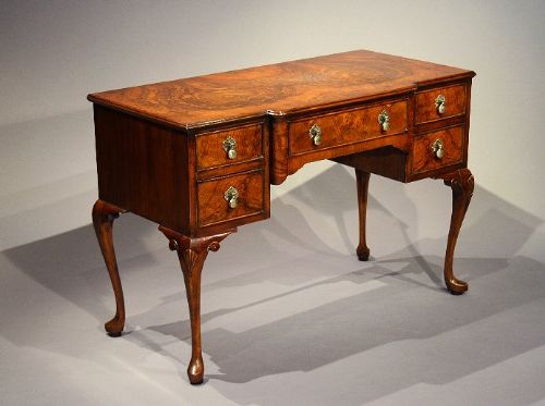 Antique Burr Walnut Lowboy