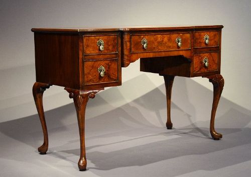 fig 2. Antique Burr Walnut Lowboy