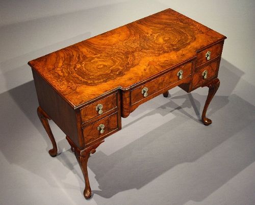 fig 4. Antique Burr Walnut Lowboy