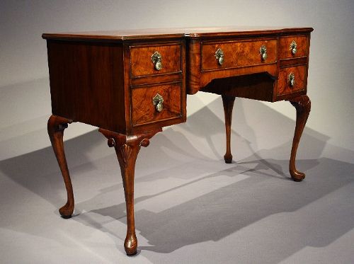 fig 5. Antique Burr Walnut Lowboy