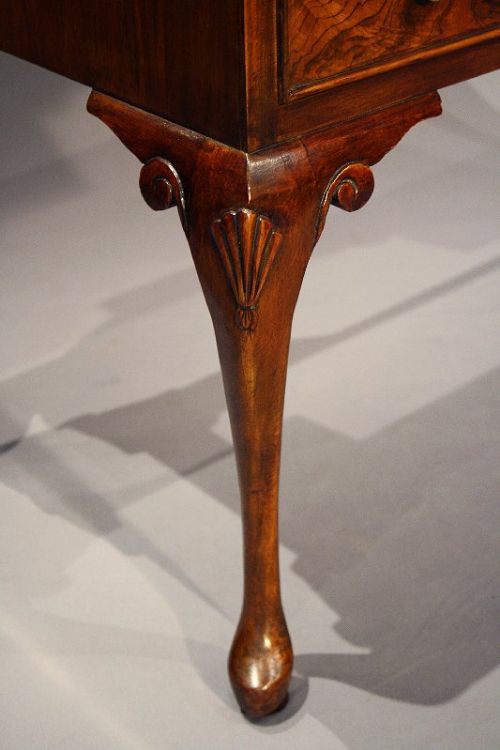 fig 7. Antique Burr Walnut Lowboy