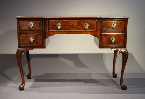 fig 8. Antique Burr Walnut Lowboy