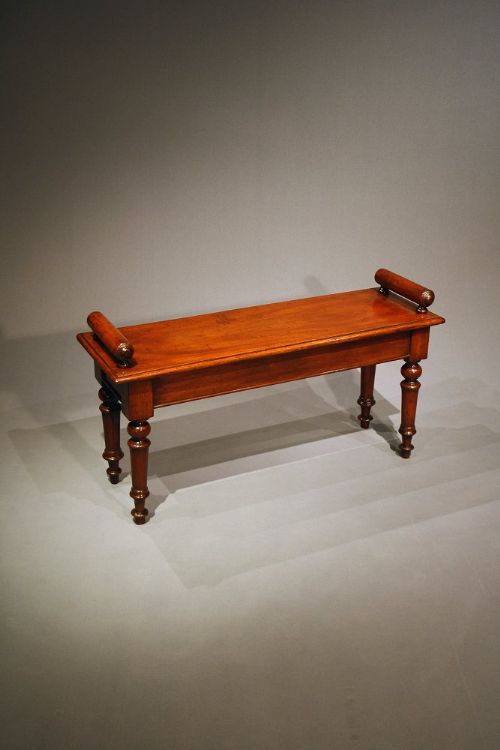 fig 1. Victorian Mahogany Window Seat