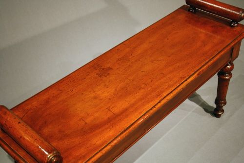 fig 8. Victorian Mahogany Window Seat