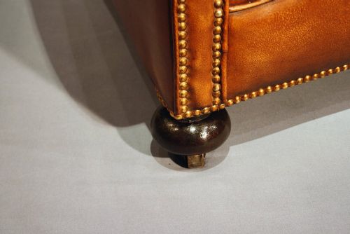 fig 4. A Lovely Pair of Stylish Leather Club Chairs