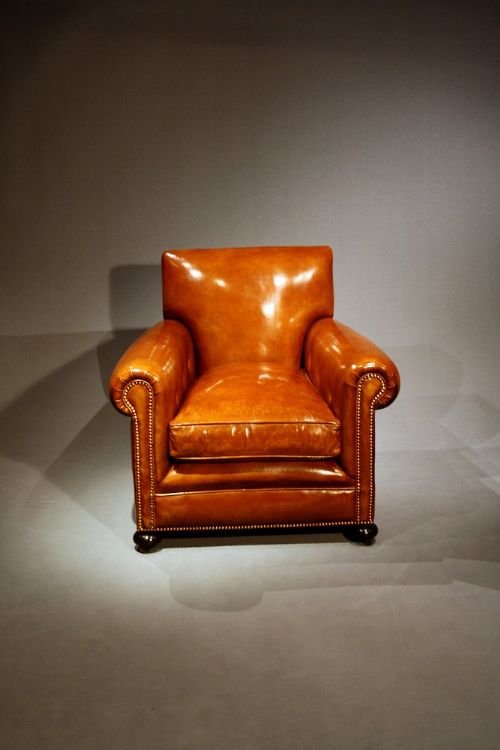 fig 9. A Lovely Pair of Stylish Leather Club Chairs