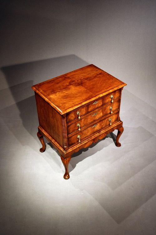 fig 3. Quality Walnut Chest of Drawers circa 1900's