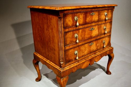 fig 4. Quality Walnut Chest of Drawers circa 1900's