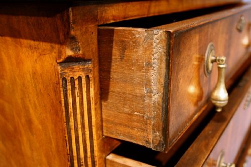fig 7. Quality Walnut Chest of Drawers circa 1900's