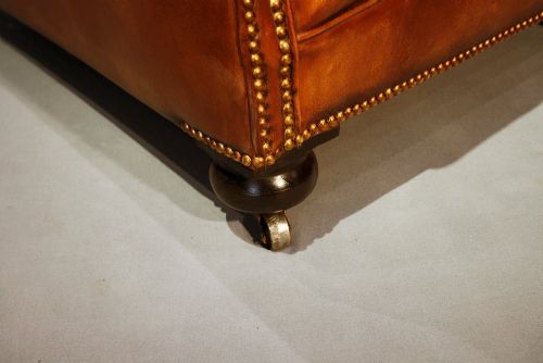 fig 6. Antique Leather Club Armchair